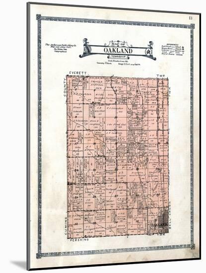 1922, Oakland Township, Nebraska, United States-null-Mounted Giclee Print