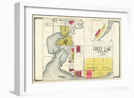 1923, Green Lake, Wisconsin, United States-null-Framed Giclee Print