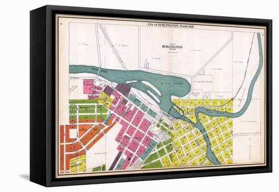 1924, Burlington City - North, Wisconsin, United States-null-Framed Stretched Canvas