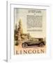 1924 Lincoln - Leadership-null-Framed Art Print