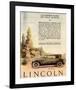 1924 Lincoln - Leadership-null-Framed Art Print