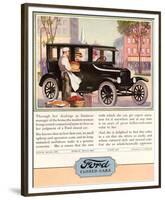 1924 Model T - Closed Cars-null-Framed Premium Giclee Print