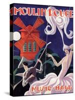 1924 Moulin Rouge Programme-Edouard Halouze-Stretched Canvas