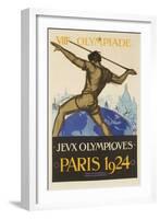 1924 Paris Summer Olymipcs-null-Framed Giclee Print