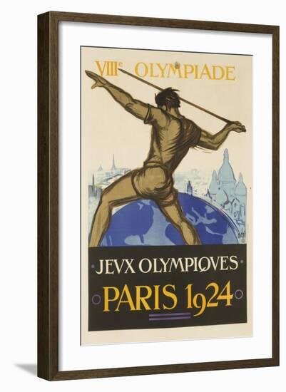 1924 Paris Summer Olymipcs-null-Framed Giclee Print