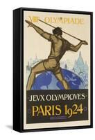 1924 Paris Summer Olymipcs-null-Framed Stretched Canvas