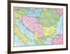 1925, Bosnia & Herzegovina, Bulgaria, Hungary, Romania, Europe, Jugo-Slavia and the Balkan - States-null-Framed Giclee Print