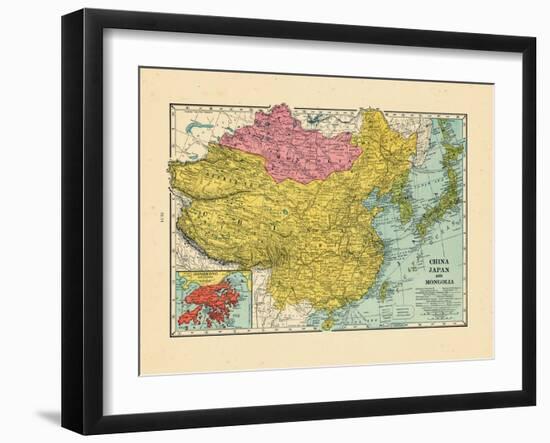 1925, China, Japan, Mongolia, North Korea, South Korea, Asia, China-null-Framed Giclee Print