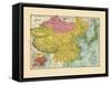 1925, China, Japan, Mongolia, North Korea, South Korea, Asia, China-null-Framed Stretched Canvas