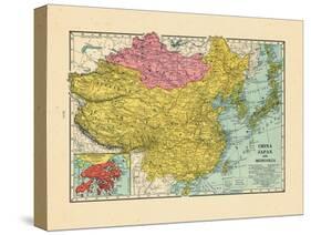 1925, China, Japan, Mongolia, North Korea, South Korea, Asia, China-null-Stretched Canvas