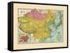 1925, China, Japan, Mongolia, North Korea, South Korea, Asia, China-null-Framed Stretched Canvas