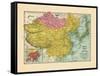 1925, China, Japan, Mongolia, North Korea, South Korea, Asia, China-null-Framed Stretched Canvas