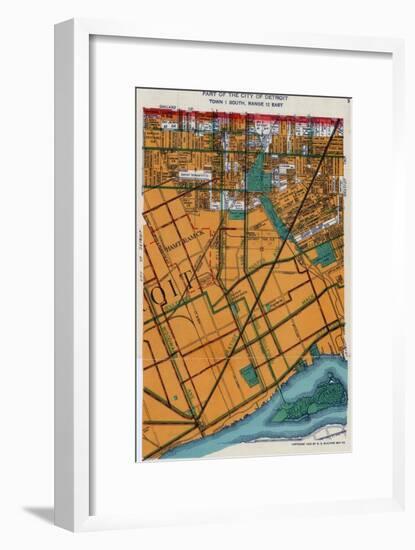 1925, Detroit 2, Michigan, United States-null-Framed Giclee Print