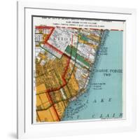 1925, Grosse Point Township, Gratiot Township, Detroit 3, Lake St. Clair, Michigan, United Sta-null-Framed Giclee Print