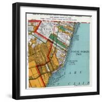 1925, Grosse Point Township, Gratiot Township, Detroit 3, Lake St. Clair, Michigan, United Sta-null-Framed Giclee Print