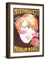 1925 Mistinguett (yellow)-Charles Gesmar-Framed Giclee Print