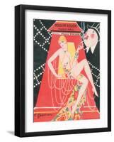 1925 Moulin Rouge programme ça c'est paris-Edouard Halouze-Framed Premium Giclee Print