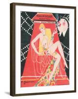 1925 Moulin Rouge programme ça c'est paris-Edouard Halouze-Framed Giclee Print