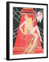 1925 Moulin Rouge programme ça c'est paris-Edouard Halouze-Framed Giclee Print