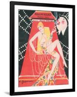 1925 Moulin Rouge programme ça c'est paris-Edouard Halouze-Framed Giclee Print