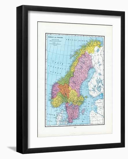 1925, Norway, Sweden, Europe-null-Framed Giclee Print