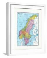 1925, Norway, Sweden, Europe-null-Framed Giclee Print