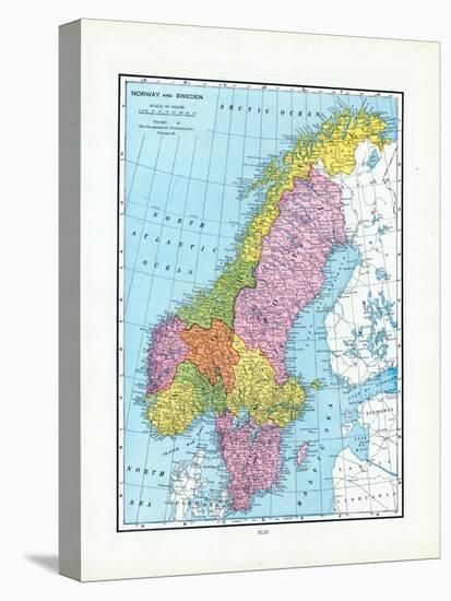 1925, Norway, Sweden, Europe-null-Stretched Canvas