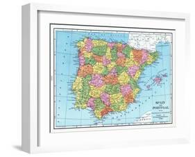 1925, Portugal, Spain, Europe-null-Framed Giclee Print
