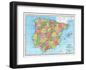 1925, Portugal, Spain, Europe-null-Framed Giclee Print