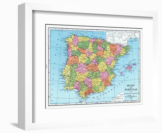 1925, Portugal, Spain, Europe-null-Framed Giclee Print