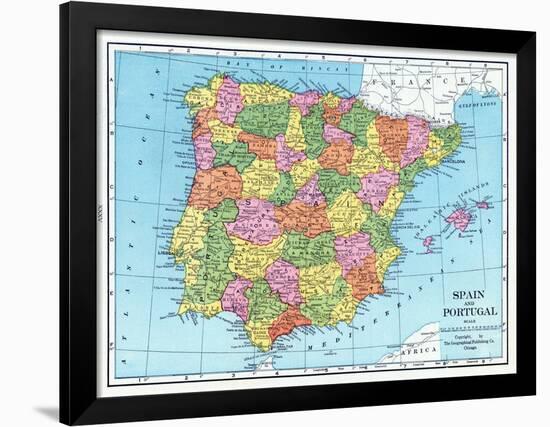 1925, Portugal, Spain, Europe-null-Framed Giclee Print