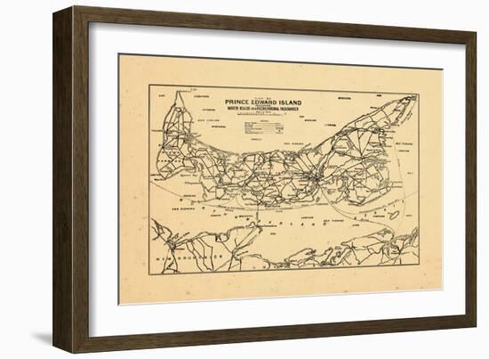 1925, Prince Edward Island-null-Framed Giclee Print