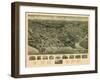 1925, Somers Point Aero View, New Jersey, United States-null-Framed Giclee Print