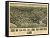 1925, Somers Point Aero View, New Jersey, United States-null-Framed Stretched Canvas