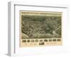 1925, Somers Point Aero View, New Jersey, United States-null-Framed Giclee Print