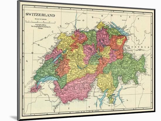 1925, Switzerland, Europe, Switzerland-null-Mounted Giclee Print