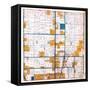 1925, Troy Township, Big Beaver, Halsey, Troy Corners, Michigan, United States-null-Framed Stretched Canvas