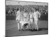 1926 American Davis Cup Team with their Trophy-null-Mounted Photo