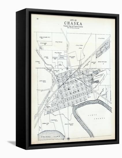 1926, Chaska, Minnesota, United States-null-Framed Stretched Canvas