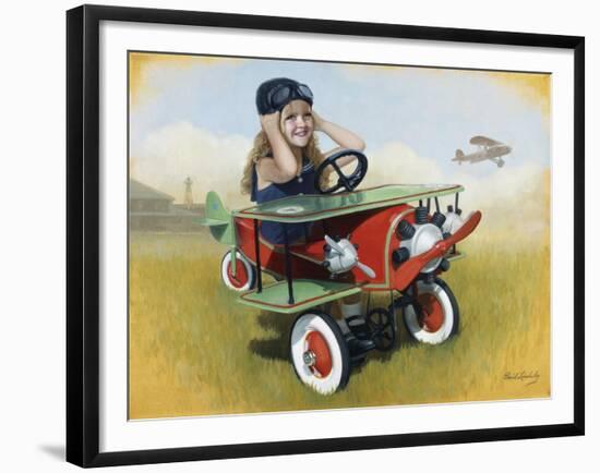 1926 Steelcraft By-Plane-David Lindsley-Framed Giclee Print