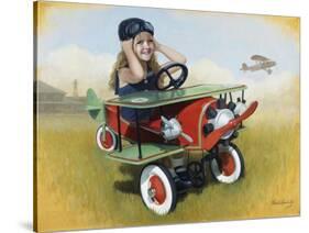 1926 Steelcraft By-Plane-David Lindsley-Stretched Canvas