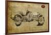 1926 Vintage Race Car-Sidney Paul & Co.-Framed Giclee Print