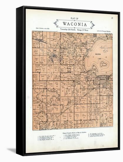 1926, Waconia Township, Minnesota, United States-null-Framed Stretched Canvas