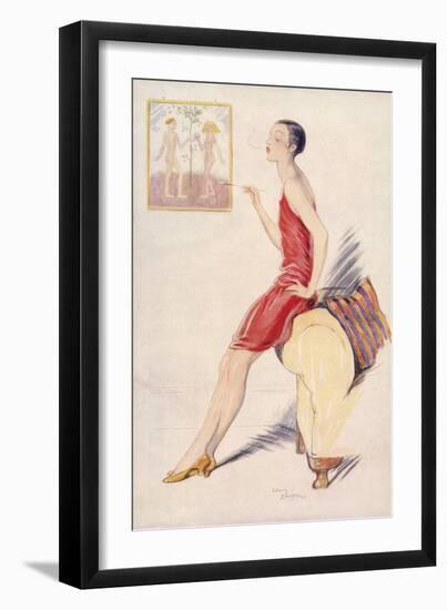 1927 by Lewis Baumer-Lewis Baumer-Framed Art Print