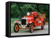 1927 Ford TT Fire engine-null-Framed Stretched Canvas