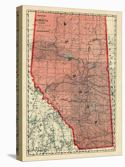 1928, Alberta Province, Canada-null-Stretched Canvas