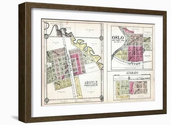 1928, Argyle, Oslo, Alvarado, Minnesota, United States-null-Framed Giclee Print