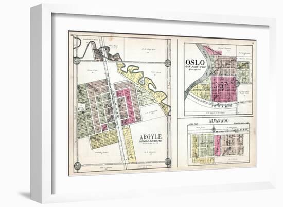 1928, Argyle, Oslo, Alvarado, Minnesota, United States-null-Framed Giclee Print