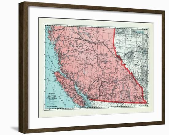1928, British Columbia Province, Canada-null-Framed Giclee Print
