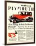 1928 Chrysler Plymouth Sedan-null-Framed Premium Giclee Print